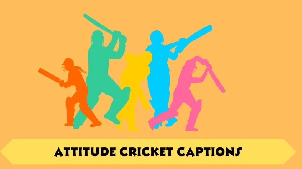 Attitude Cricket Captions
