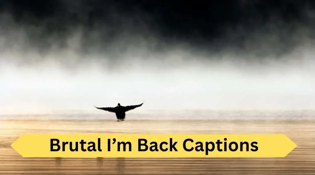 Brutal I’m Back Captions