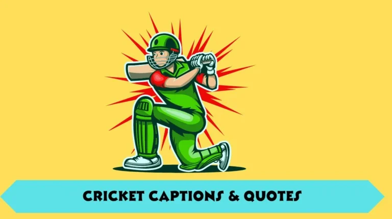 Cricket Captions & Quotes