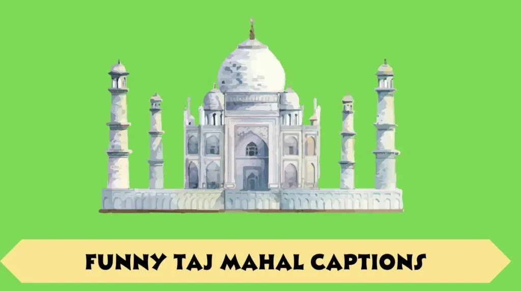 Funny Taj Mahal Captions
