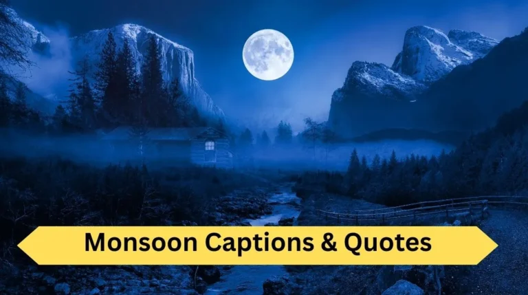 Monsoon Captions & Quotes