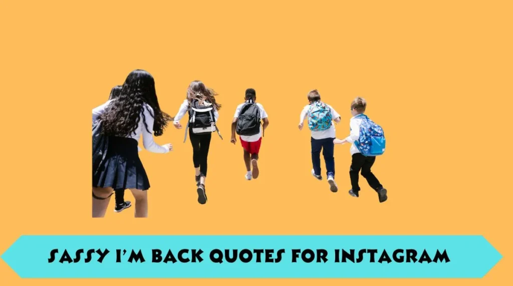Sassy I’m Back Quotes for Instagram 