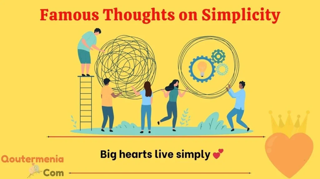 Famous Thoughts on Simplicity 