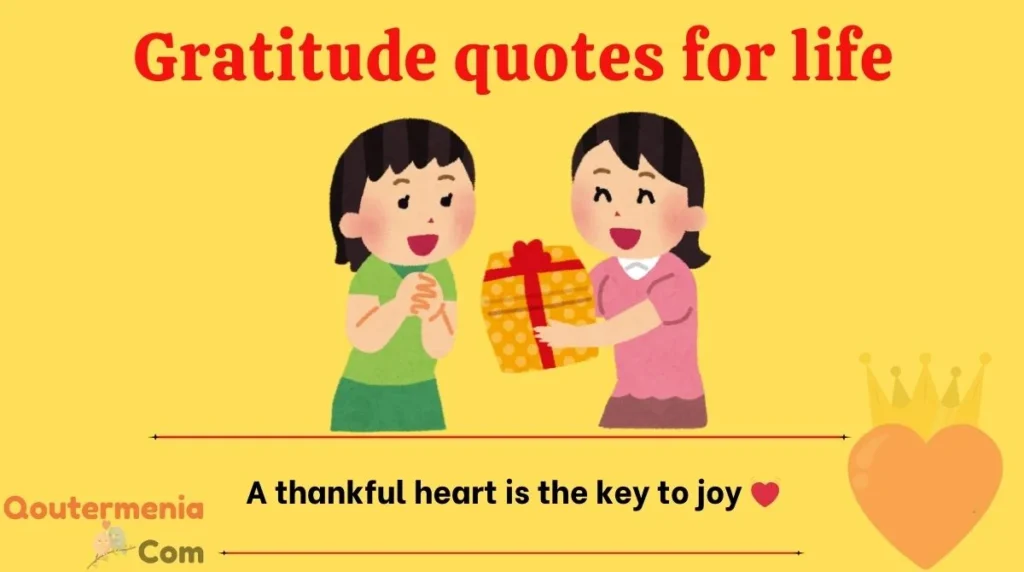 Gratitude quotes for life