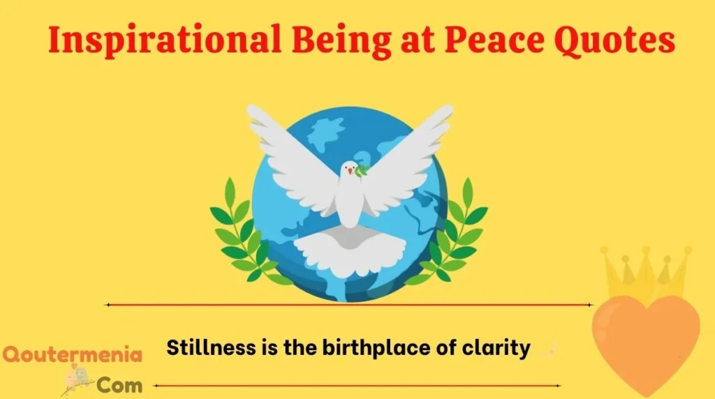 Inspirational Being at Peace Quotes