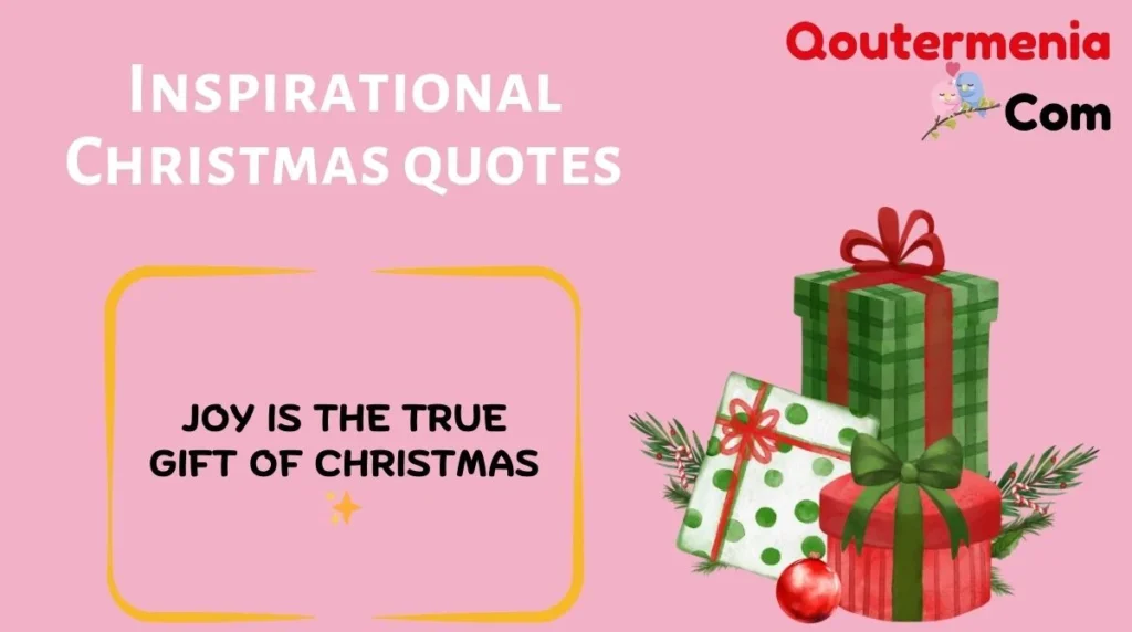 Inspirational Christmas quotes