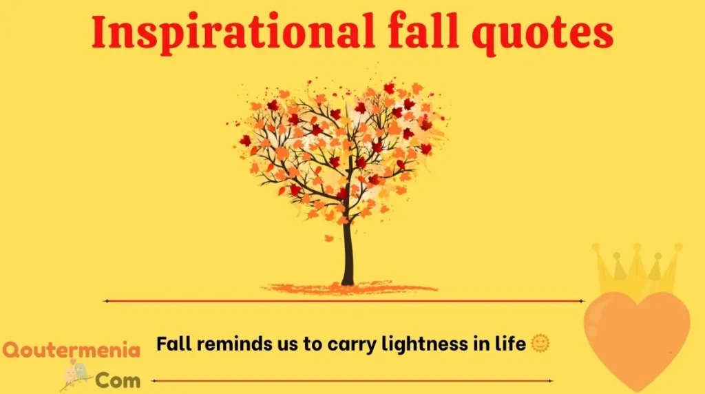 Inspirational fall quotes