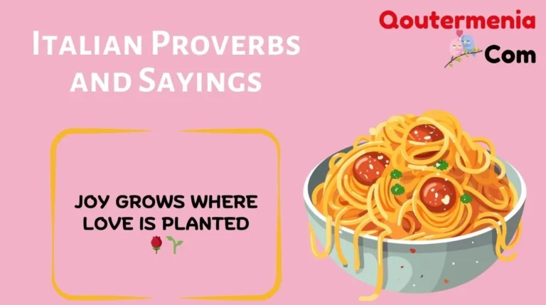 Italian Proverbs and Sayings