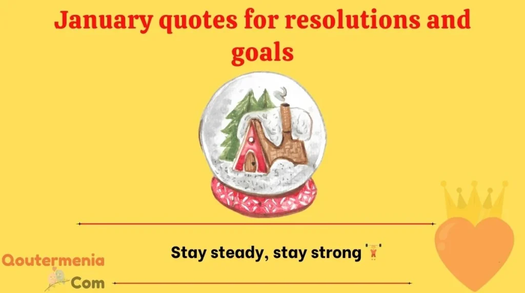 January quotes for resolutions and goals