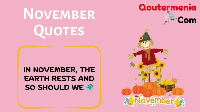 November Quotes