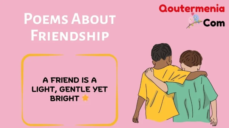 Poems About Friendship