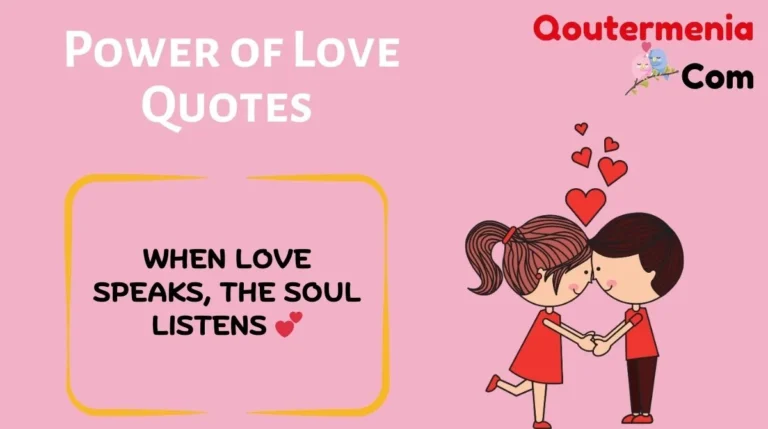 Power of Love Quotes