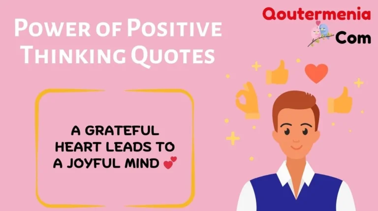 Power of Positive Thinking Quotes