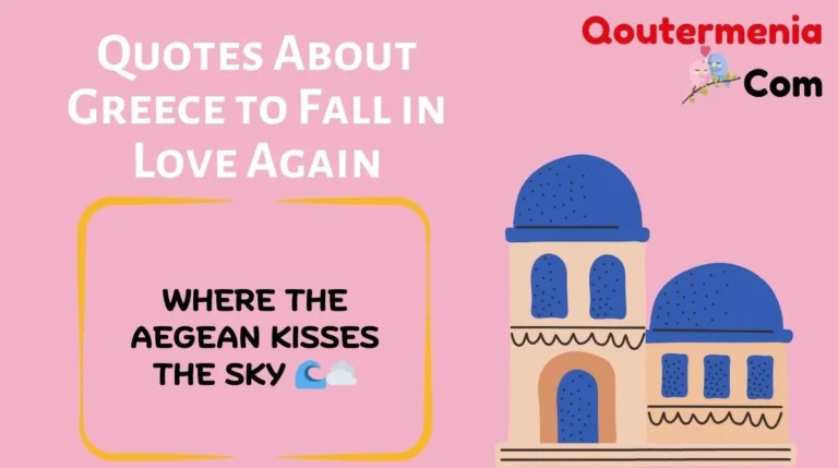 Quotes About Greece to Fall in Love Again