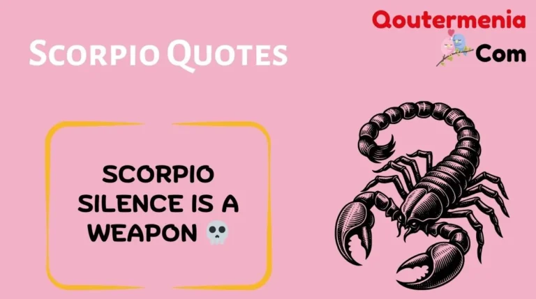 Scorpio Quotes