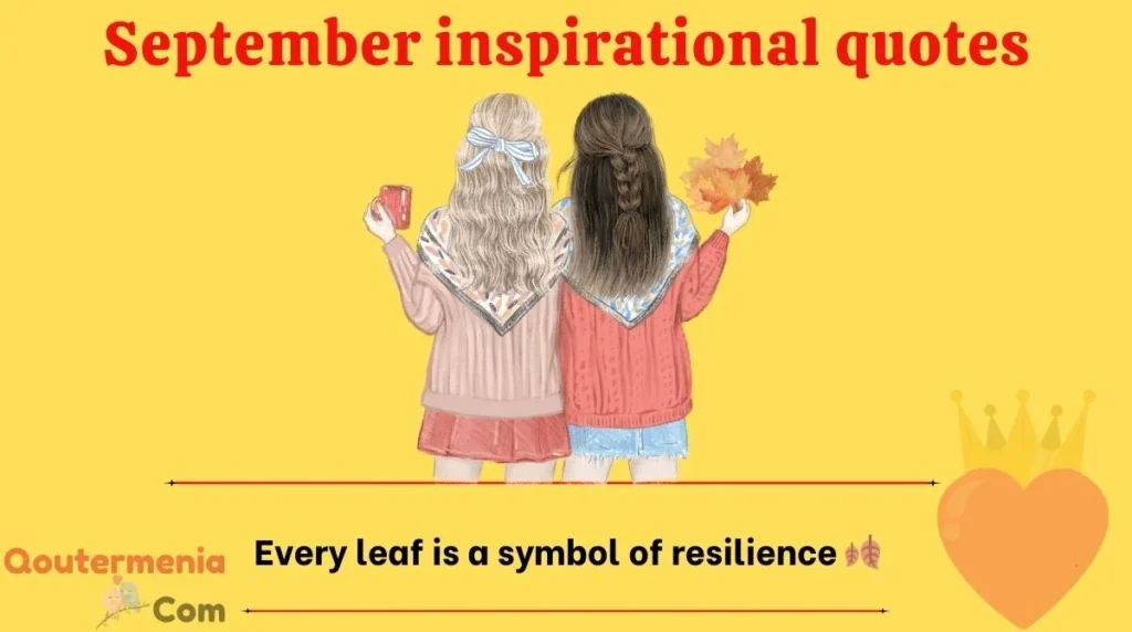 September inspirational quotes