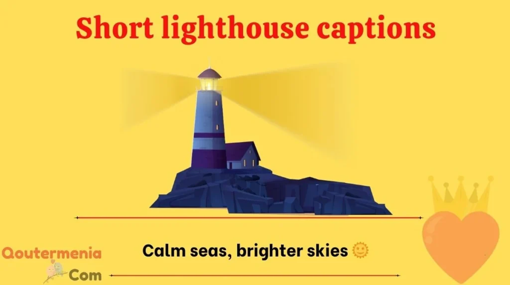 Short lighthouse captions