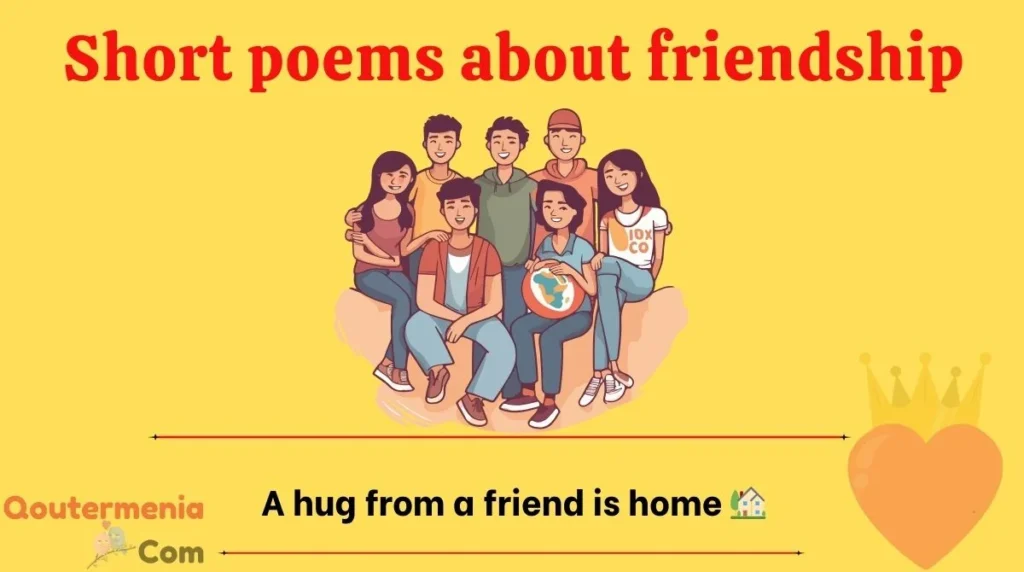 Short poems about friendship