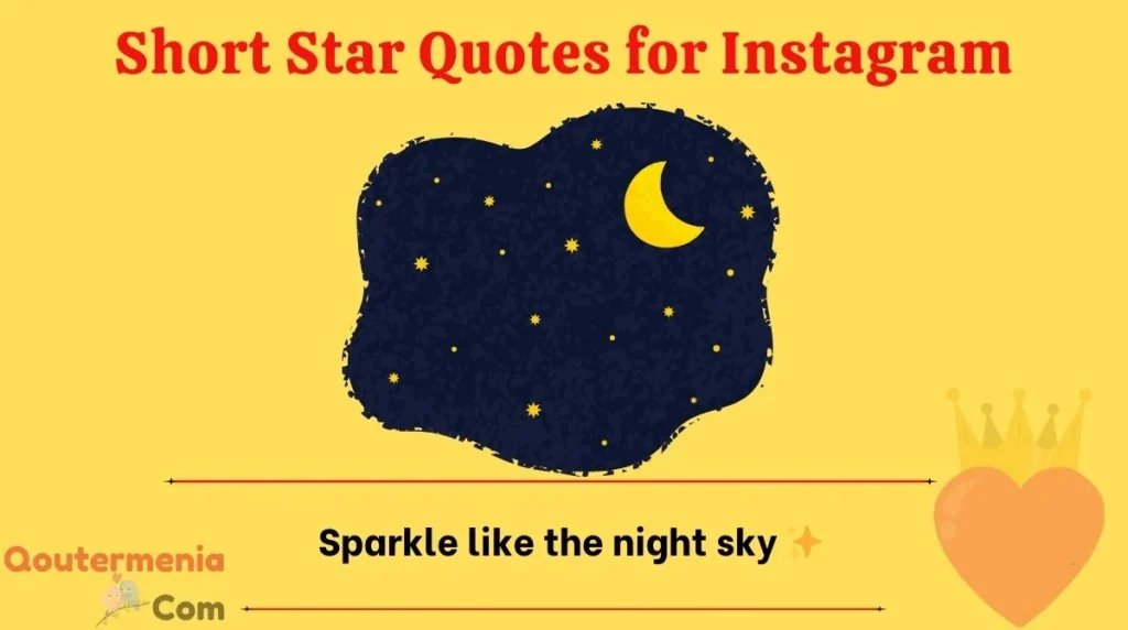 Short Star Quotes for Instagram