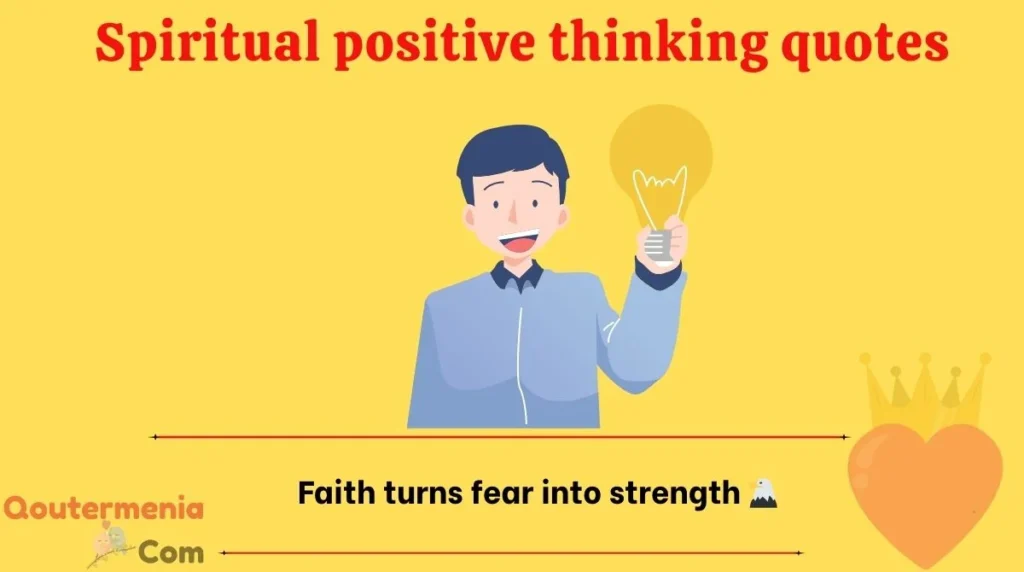 Spiritual positive thinking quotes