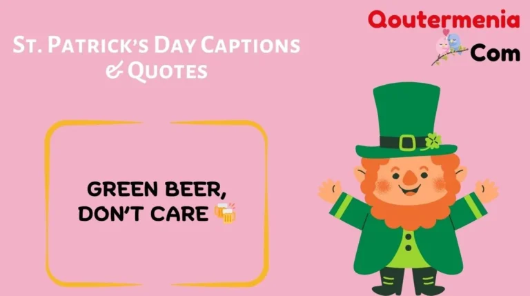 St. Patrick’s Day Captions & Quotes