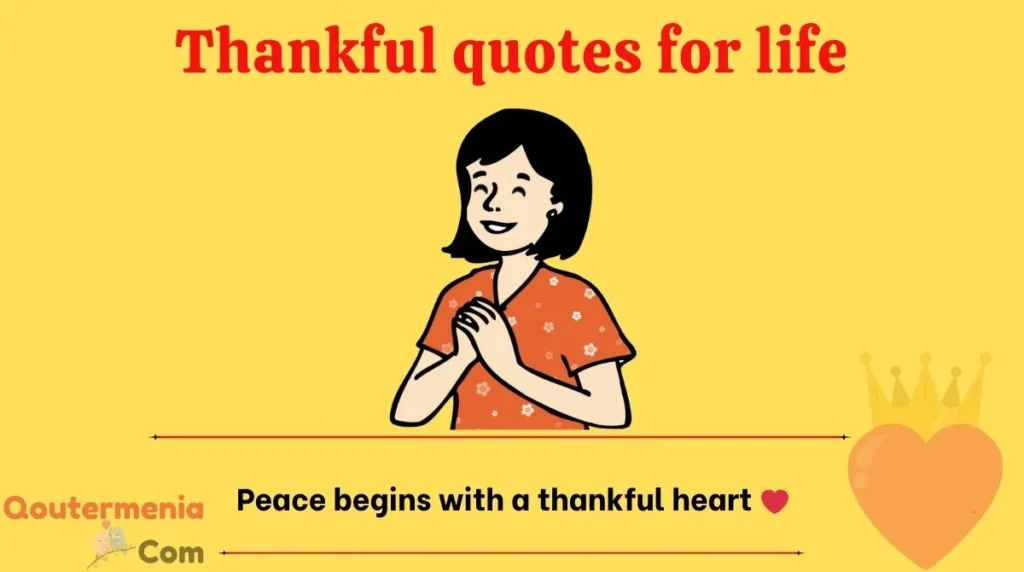 Thankful quotes for life 