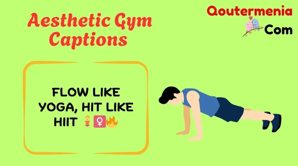 Aesthetic Gym Captions 