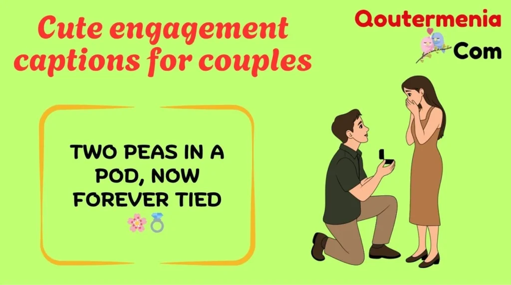 Cute engagement captions for couples