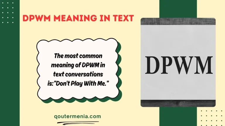 DPWM Meaning in Text