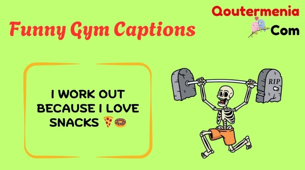 Funny Gym Captions 