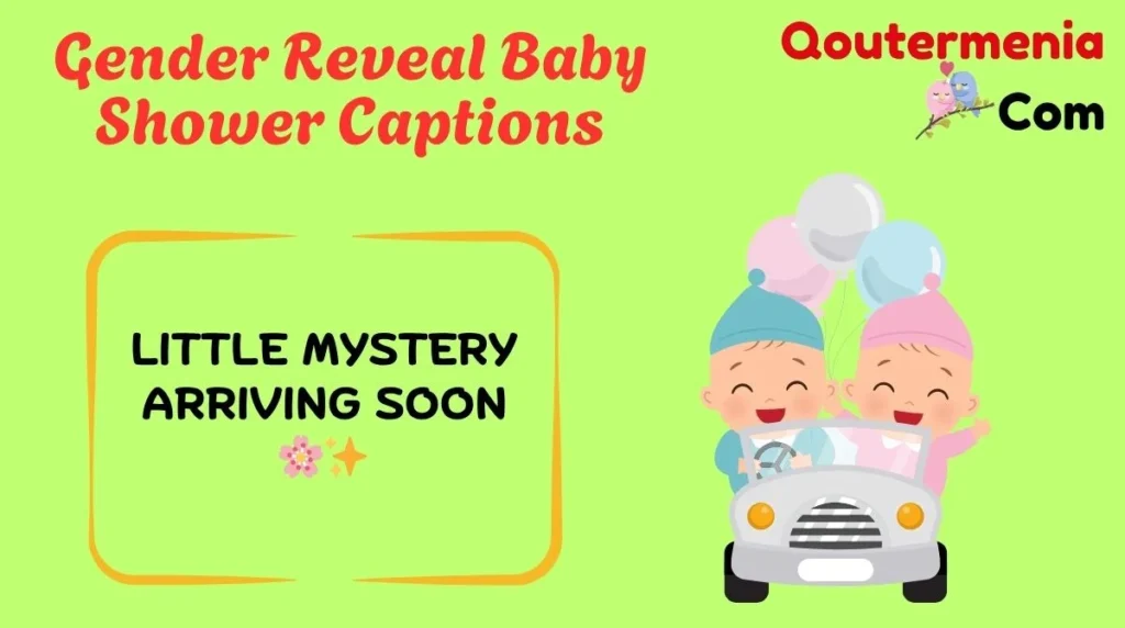 Gender Reveal Baby Shower Captions