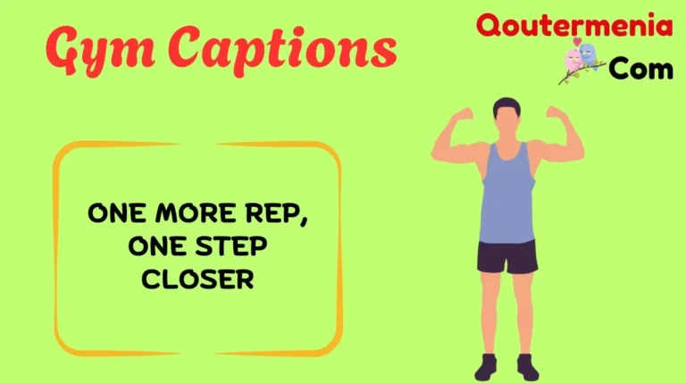Gym Captions