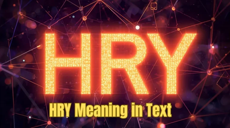 HRY Meaning in Text