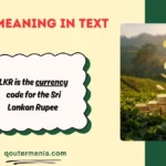 LKR Meaning in Text