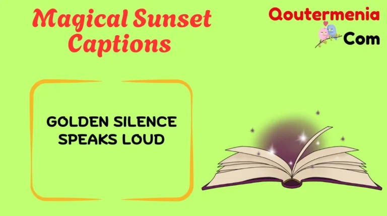 Magical Sunset Captions