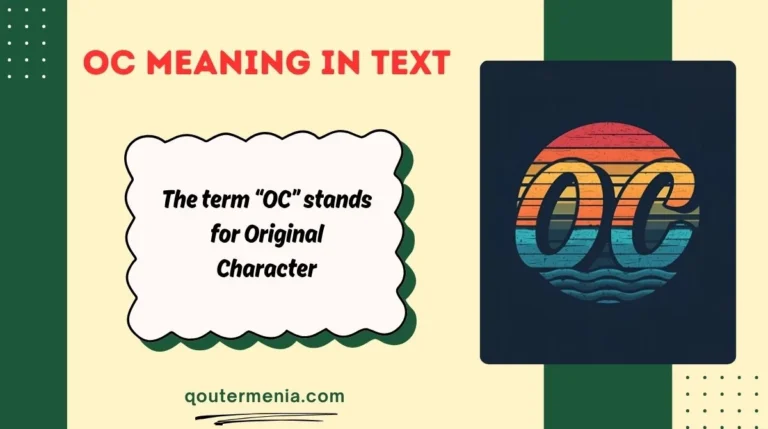 OC Meaning in Text