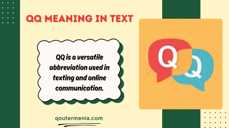 QQ Meaning in Text