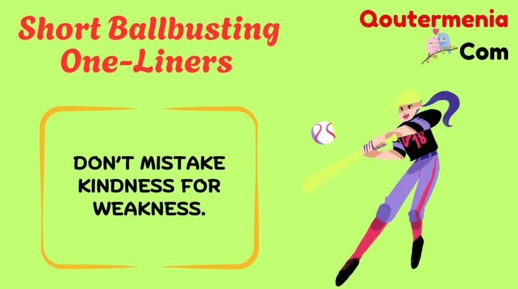 Short Ballbusting One-Liners 