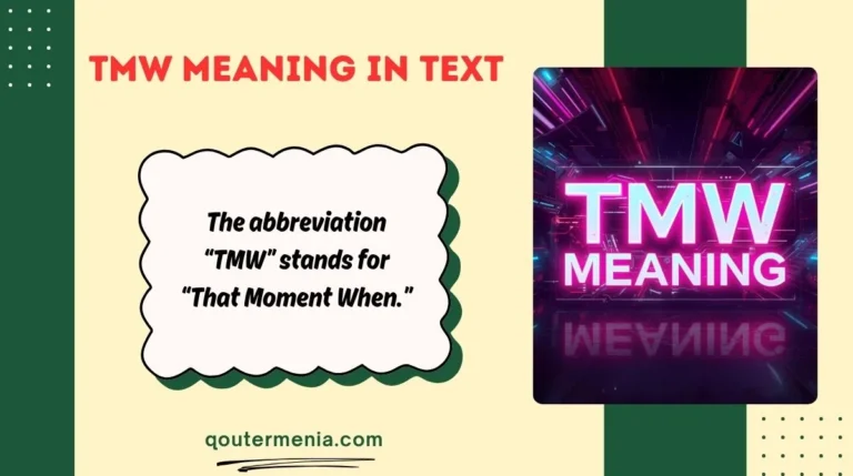 TMW Meaning in Text
