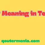 TP Meaning in Text