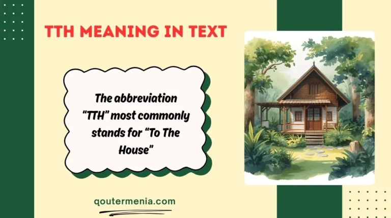 TTH Meaning in Text