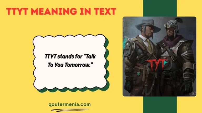TTYT Meaning in Text