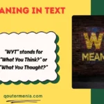 WYT Meaning in Text
